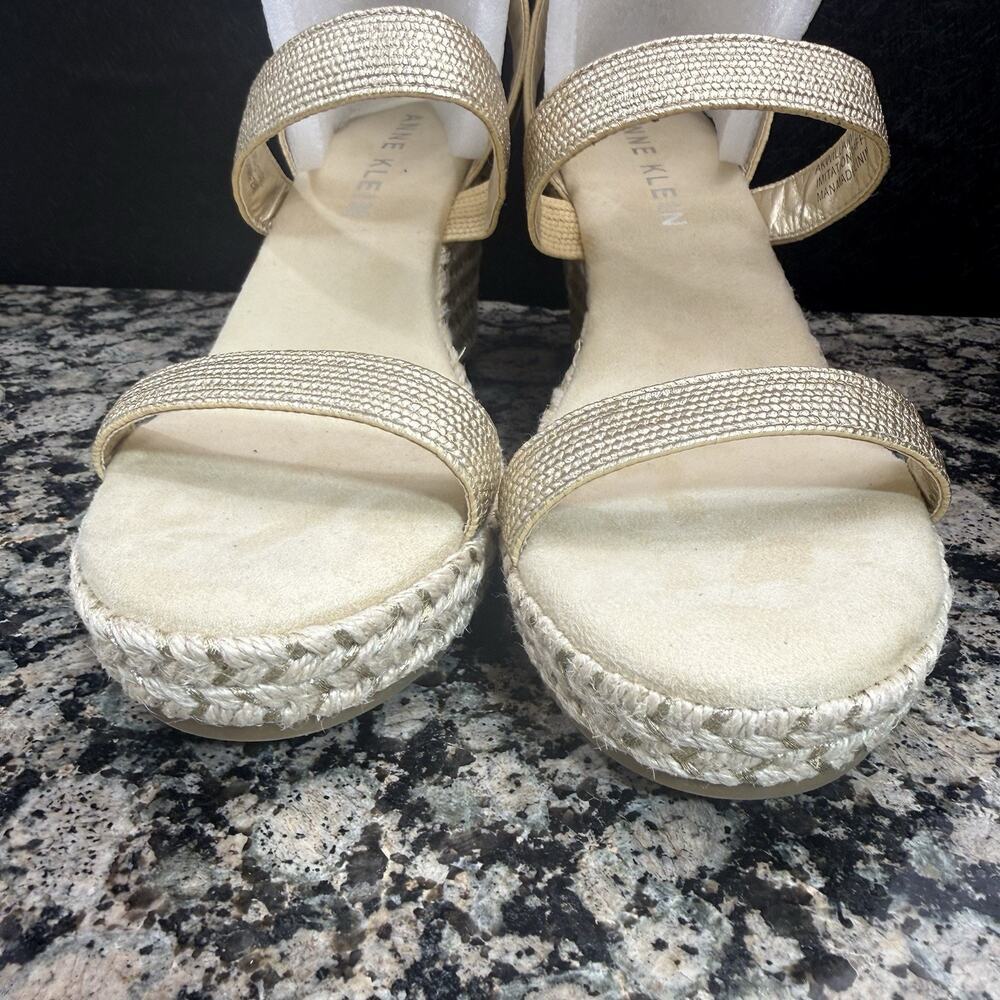 Anne Klein Espadrilles Sandal Wo’s Size 8.5M - Picture 7 of 13